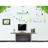 Tree Leaves, Loving Swans Wall Decal